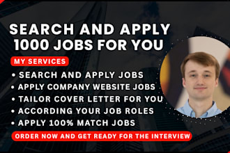 search and apply for 1000 jobs for you