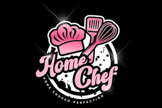 design professional candy bakery restaurant food logo