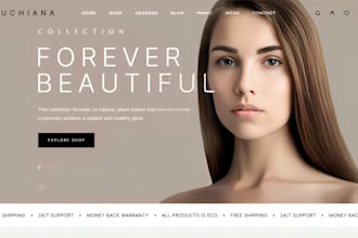 design skin care shopify store redesign skin care dropshipping store shopify seo
