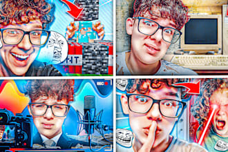 design catchy youtube thumbnails in 12 hours