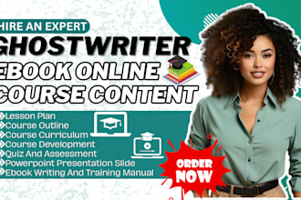 write ebook online course, online course content, course creation, ebook writing