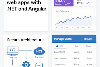 develop modern and secure web apps using net and angular