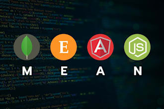develop or fix your web app using the mean stack