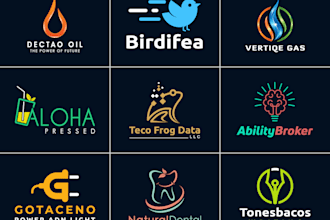 do minimalist logo design, brand identity and branding kit