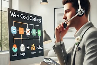 do cold calling VA appointment setter for cold calling telemarketing USA UK n8n