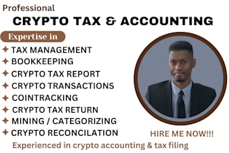 do crypto accounting and filing tax returns for crypto traders, cointracking