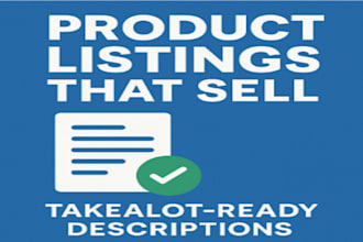 create a high converting product listing for takealot