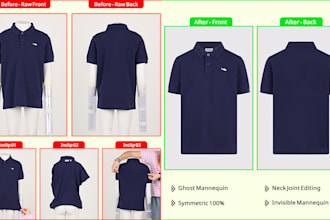 do ghost mannequin and symmetrical neck joint service