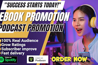 promote and advertise your ebook or book to social network and my podcast