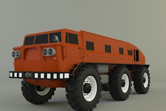 redesign 3d military vehicle,3d truck,body kits,3d lego,gta v, product animation