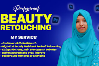 do high end  beauty retouch, fashion, headshot, portrait photo