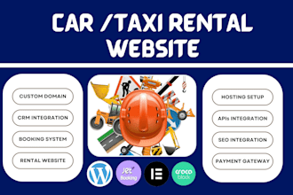 design car fleet chauffeur suv pickup bus truck  cab taxi booking rental website