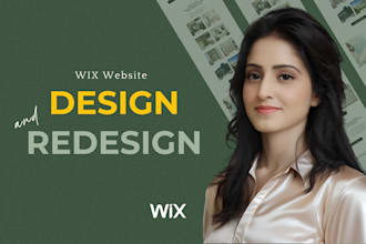 design wix or redesign a wix website design or wix online store