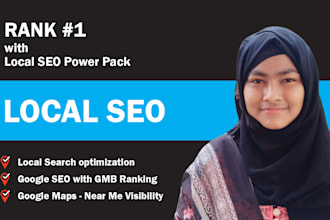do local seo to rank website and google business profile on maps