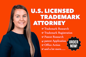 conduct trademark and patent search and registration in the USA