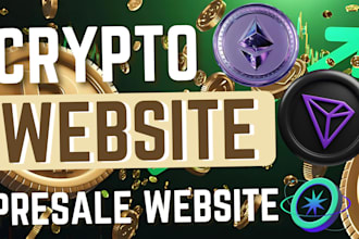 create presale website web3 smart contract integration  crypto presale website