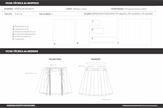 design clothing and create a fashion tech pack