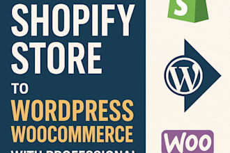 move,transfer or migrate shopify to wordpress website design