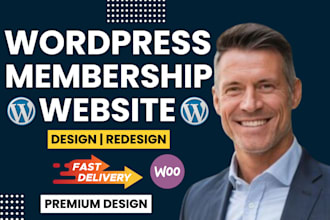 build wordpress membership website, paid membership pro, subscription website
