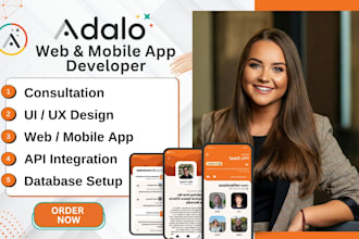 design adalo mobile and web app bubble io mobile app design adalo app design