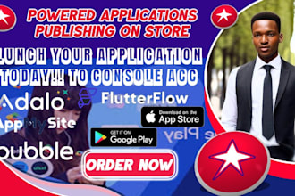 design app with adalo flutterflow bubble io appmysite api setup and publish apps