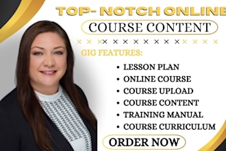 ebook online course content writer course curriculum lesson plan course upload