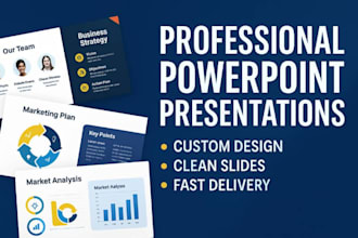 design  powerpoint presentation pitch deck for your business
