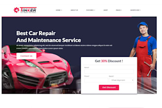 attractive car mechanic website auto repair website mechanic car repair website