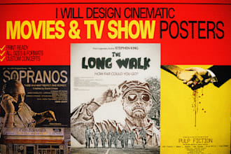 design movie, TV show posters