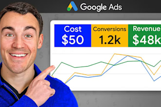 setup google shopping ads campaign, manage performance max to improve sales