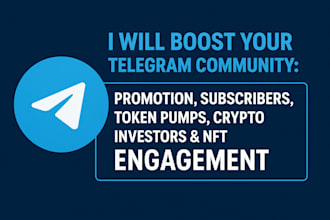 do telegram promotion, subscriber, token pump fun, crypto investors, nft,