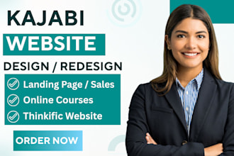 kajabi website design, kajabi landing page, kajabi sales funnel, online courses