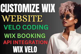 be your wix developer for custom wix website design redesign velo code and SEO