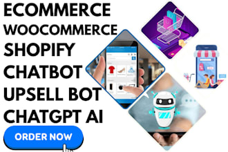 build ecommerce chat bot chatgpt ai shopify customer support chat bot upsell bot