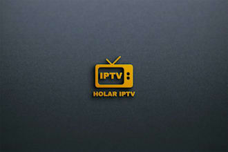 create professional iptv logo for your business or brand