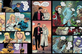 illustrate comic book graphic novel comic book artist comic page