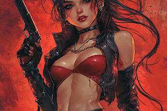 draw comic book, fan art and character design