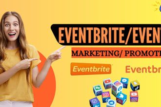 provide event promotion, content strategy, eventbrite promotion, webinar, party