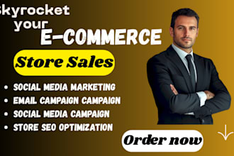 promote and advertise your etsy ebay and shopify store for quick sales