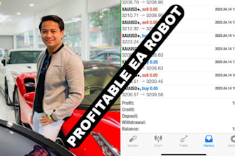deliver profitable forex trading ea, trading bot,  forex robot, trading robot