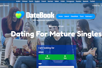 create online dating website, dating app, video chat, live stream