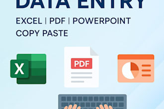be your reliable data entry assistant for any task