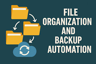 automate file organization and backup with custom python script