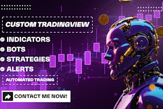 build any custom tradingview pine script bots, strategies, indicators and alerts