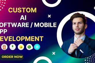 develop ai software, web app, desktop app, CRM, pos, MLM, erp, ai saas and odoo