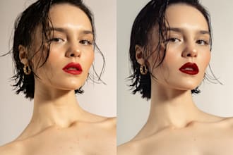 do natural photo retouching for portraits