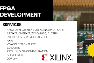 help with xilinx or intel fpga and soc design, fpga prototyping and asic design