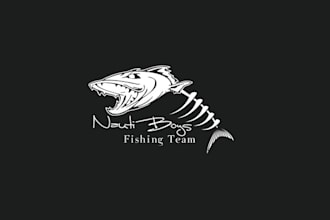 design competition saltwater fishing team logo