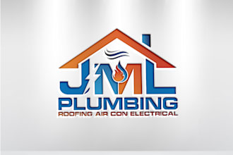 make different stylish plumbing gas logo for your business