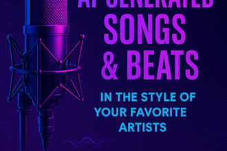 create ai generated songs, beats, and vocals in your favorite style
